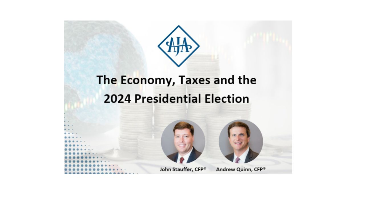 The Economy, Taxes and the Election